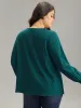 Plain Textured Shirred Gathered Blouse sold by Bloomchic