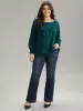 Plain Textured Shirred Gathered Blouse sold by Bloomchic