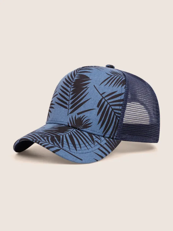 Tropical Print Breathable Mesh Baseball Cap Hat sold by Bloomchic