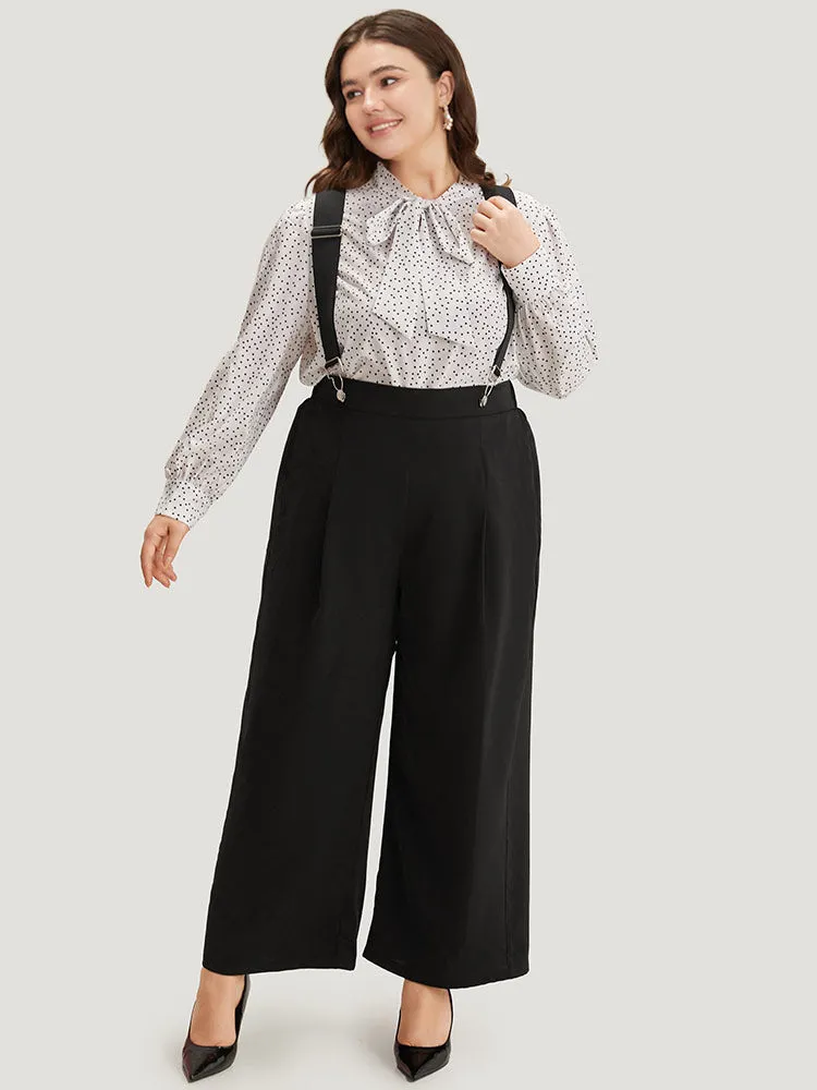 Plain Adjustable Straps Pocket Woven Pants sold by Bloomchic product image thumbnail 5