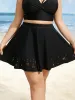 Coconut Tree Laser Cut High Rise Swim Bottom sold by Bloomchic