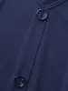 Plain Twist Front Button Detail T-shirt sold by Bloomchic