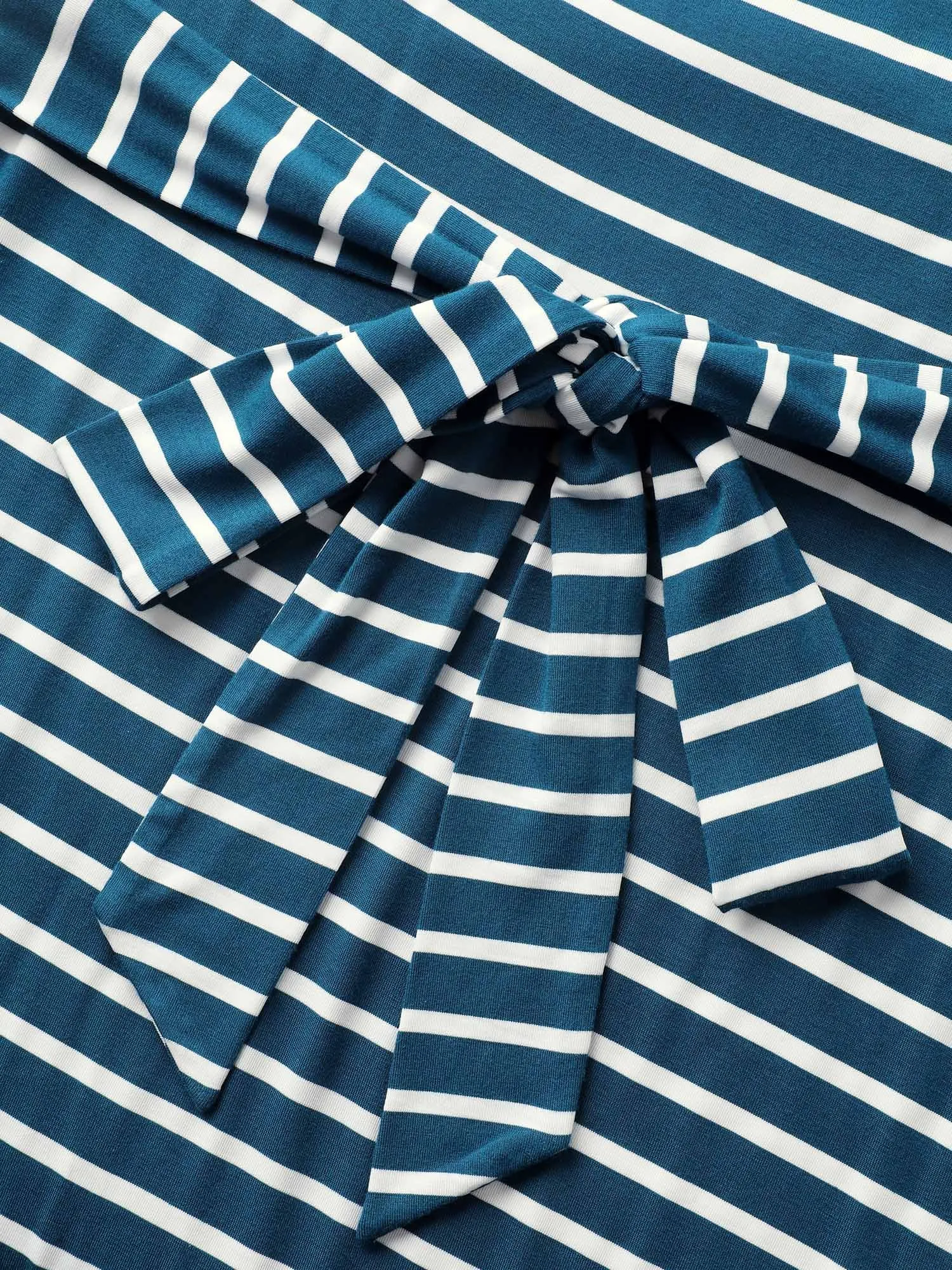 U Neck Striped Belted Tank Dress sold by Bloomchic product image thumbnail 5