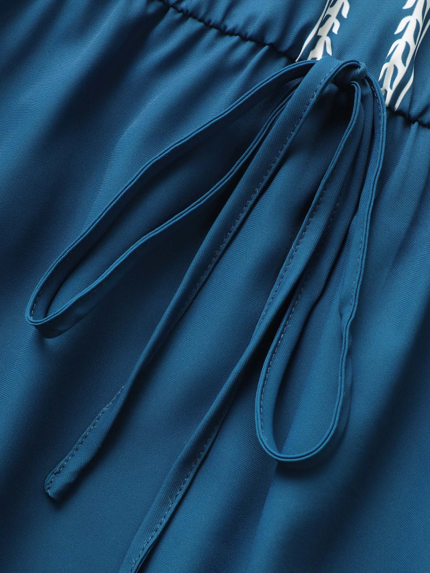 Boho Print Keyhole Tie Knot Blouse sold by Bloomchic product image thumbnail 5