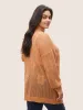 Solid Floral Pocket Pointelle Knit Cardigan sold by Bloomchic