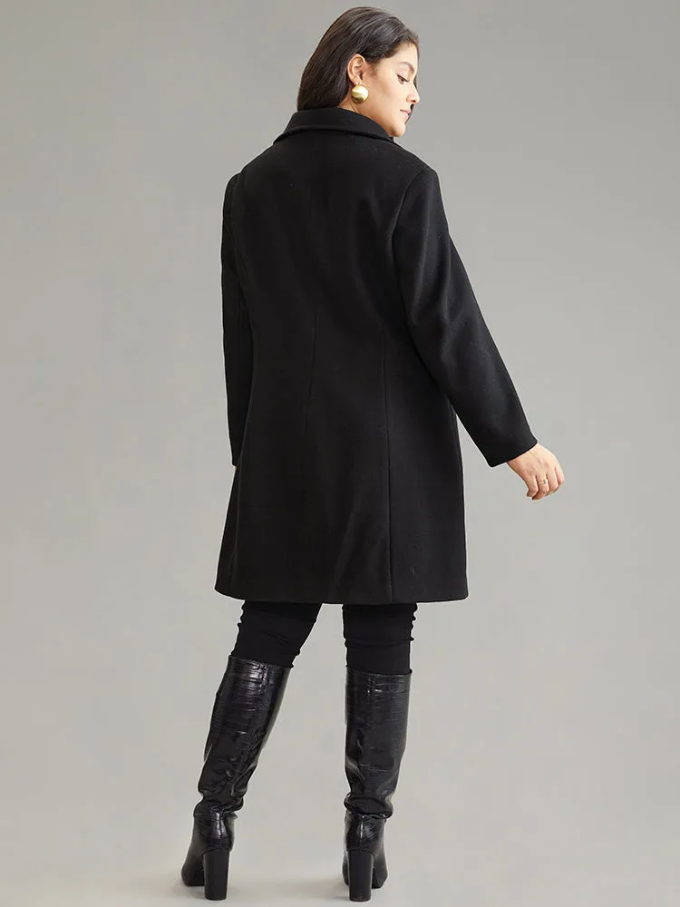 Lapel Collar Pocket Chain Buckle Detail Coat sold by Bloomchic product image thumbnail 3