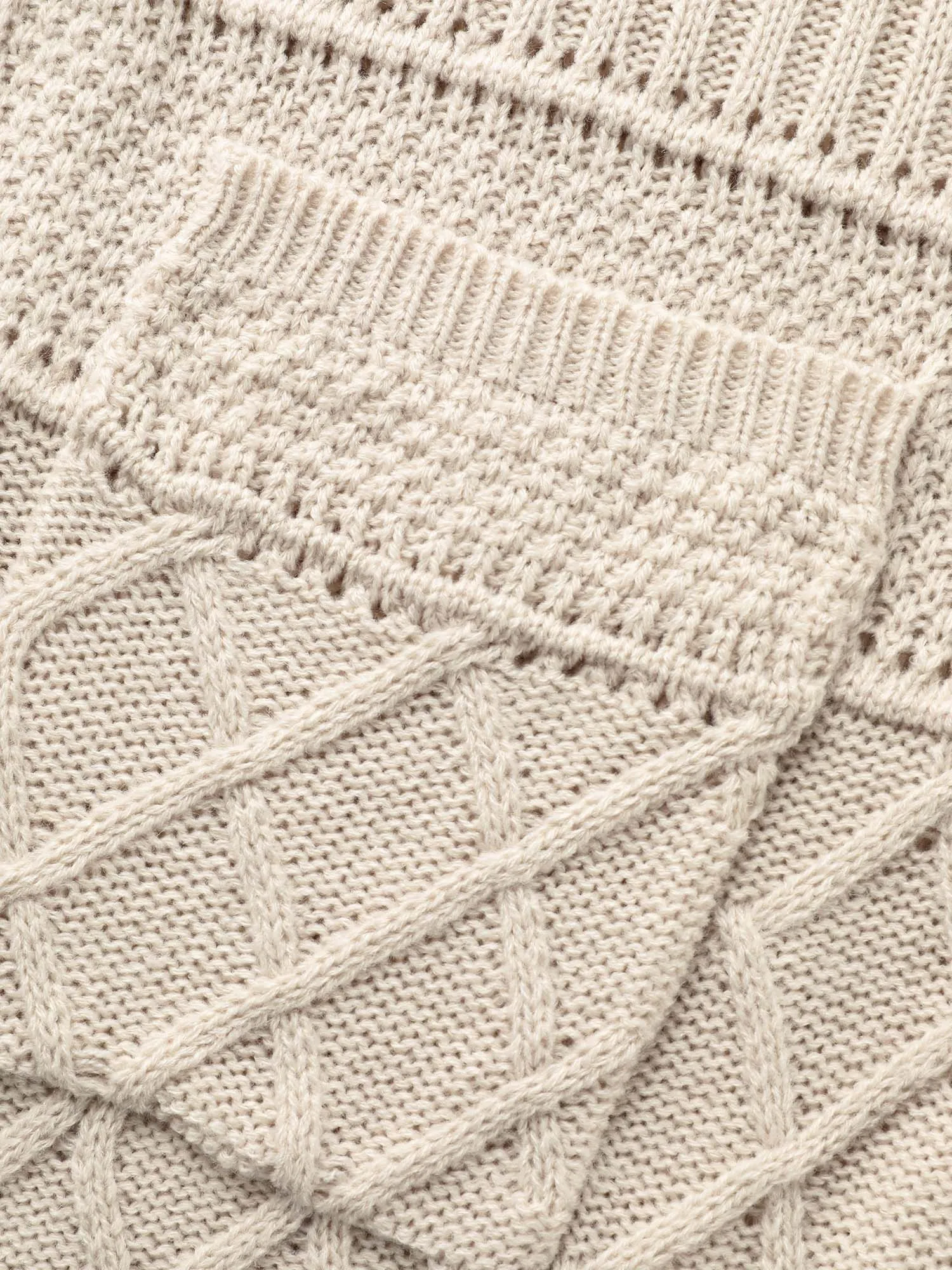 Plain Textured Open Front Pocket Cardigan sold by Bloomchic product image thumbnail 5