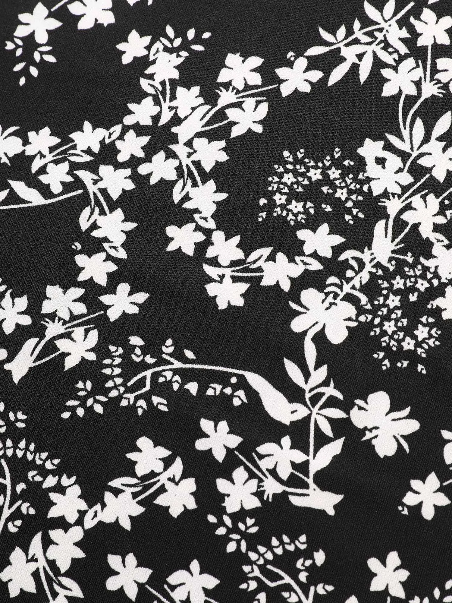 Floral Print Round Neck T-shirt sold by Bloomchic product image thumbnail 5