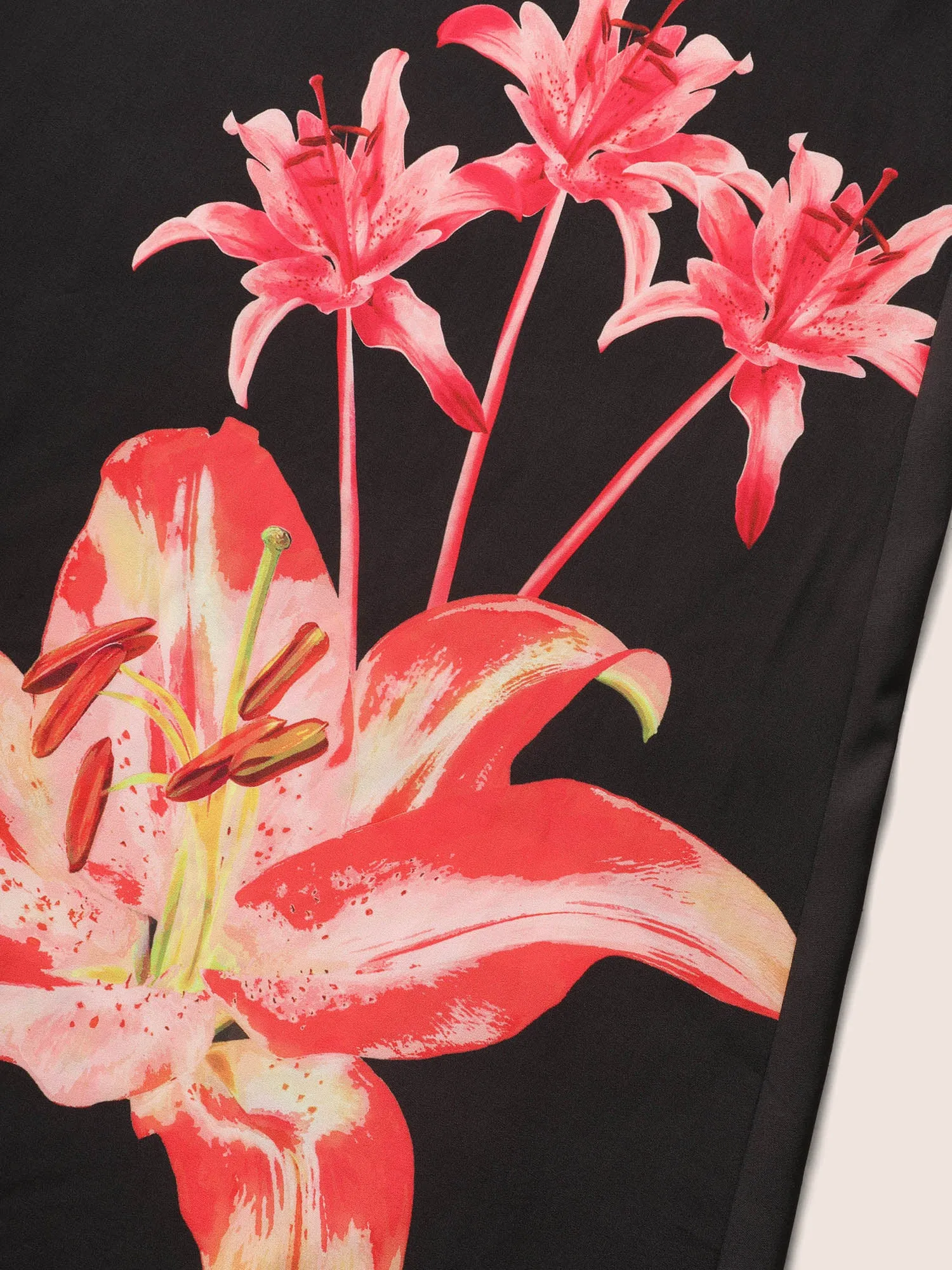 Lily Print Frill Trim Tie Knot Jumpsuit sold by Bloomchic product image thumbnail 5