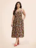Ditsy Floral Elastic Waist Cami Dress sold by Bloomchic