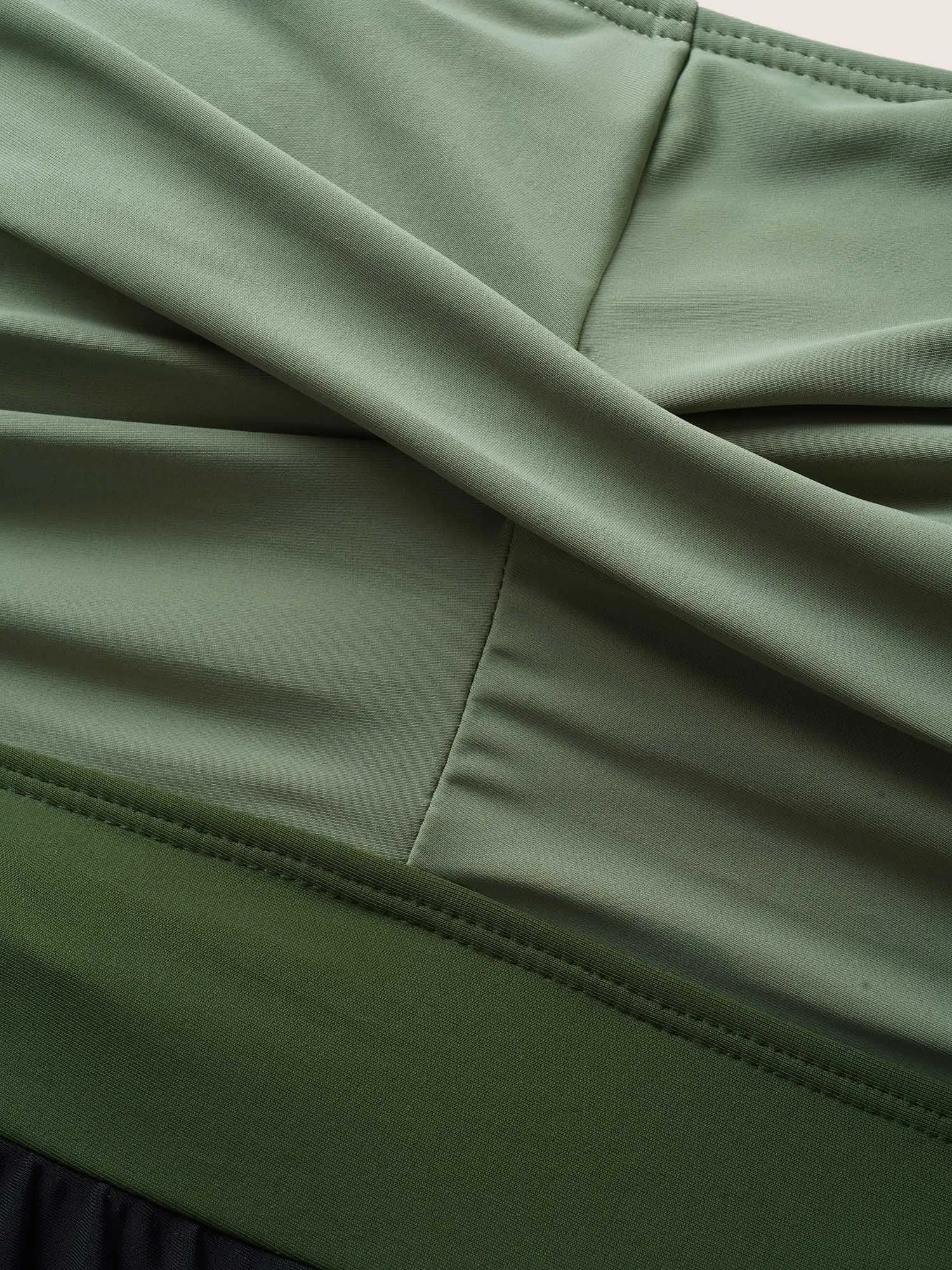 Patchwork Contrast Crossover One Piece Swimsuit sold by Bloomchic product image thumbnail 5