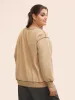Round Neck Topstitching Patchwork Sweatshirt sold by Bloomchic
