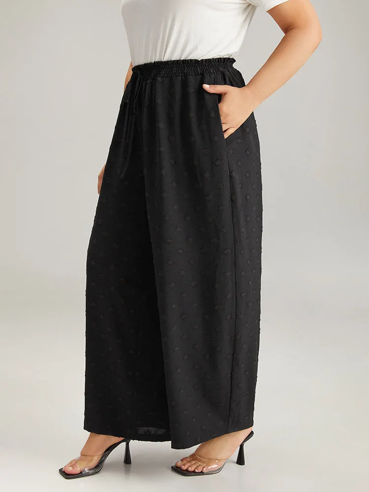 Plain Textured Paperbag Waist Ties Pants sold by Bloomchic product image thumbnail 3