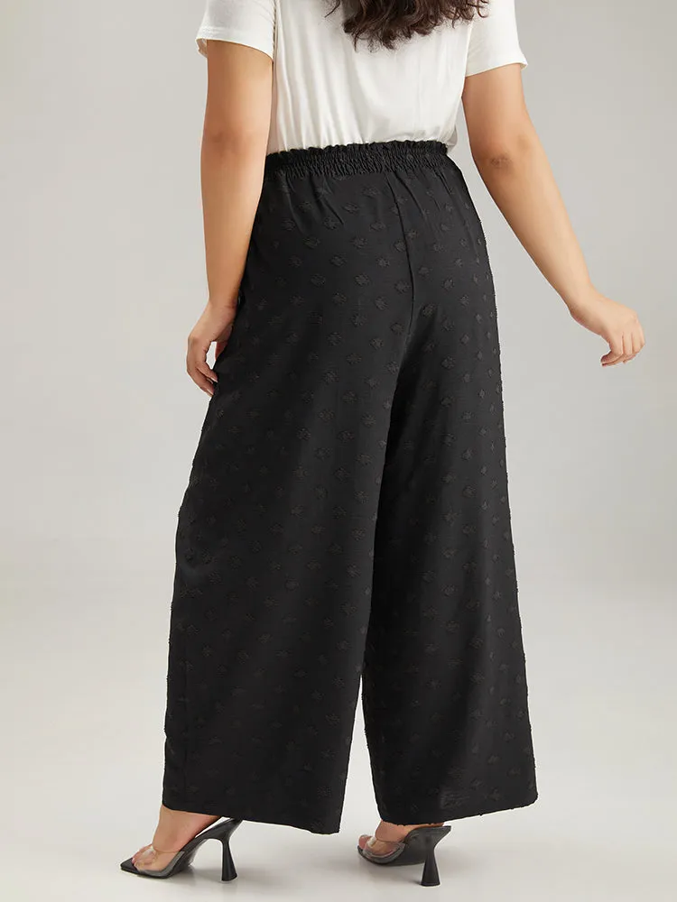 Plain Textured Paperbag Waist Ties Pants sold by Bloomchic product image thumbnail 2