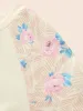 Floral Patchwork Lantern Sleeve Sweatshirt sold by Bloomchic