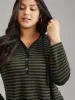 Textured Patchwork Hooded Raglan Sleeve T-shirt sold by Bloomchic