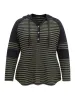 Textured Patchwork Hooded Raglan Sleeve T-shirt sold by Bloomchic