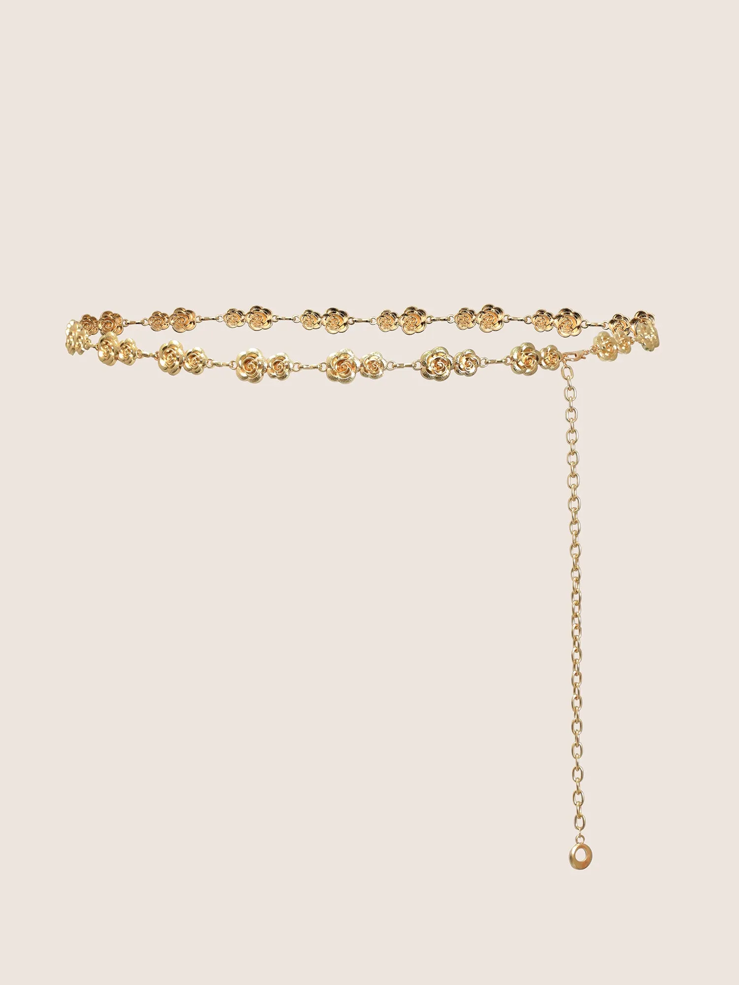 Metal Rose Decor Elegance Chain Belt sold by Bloomchic product image thumbnail 3