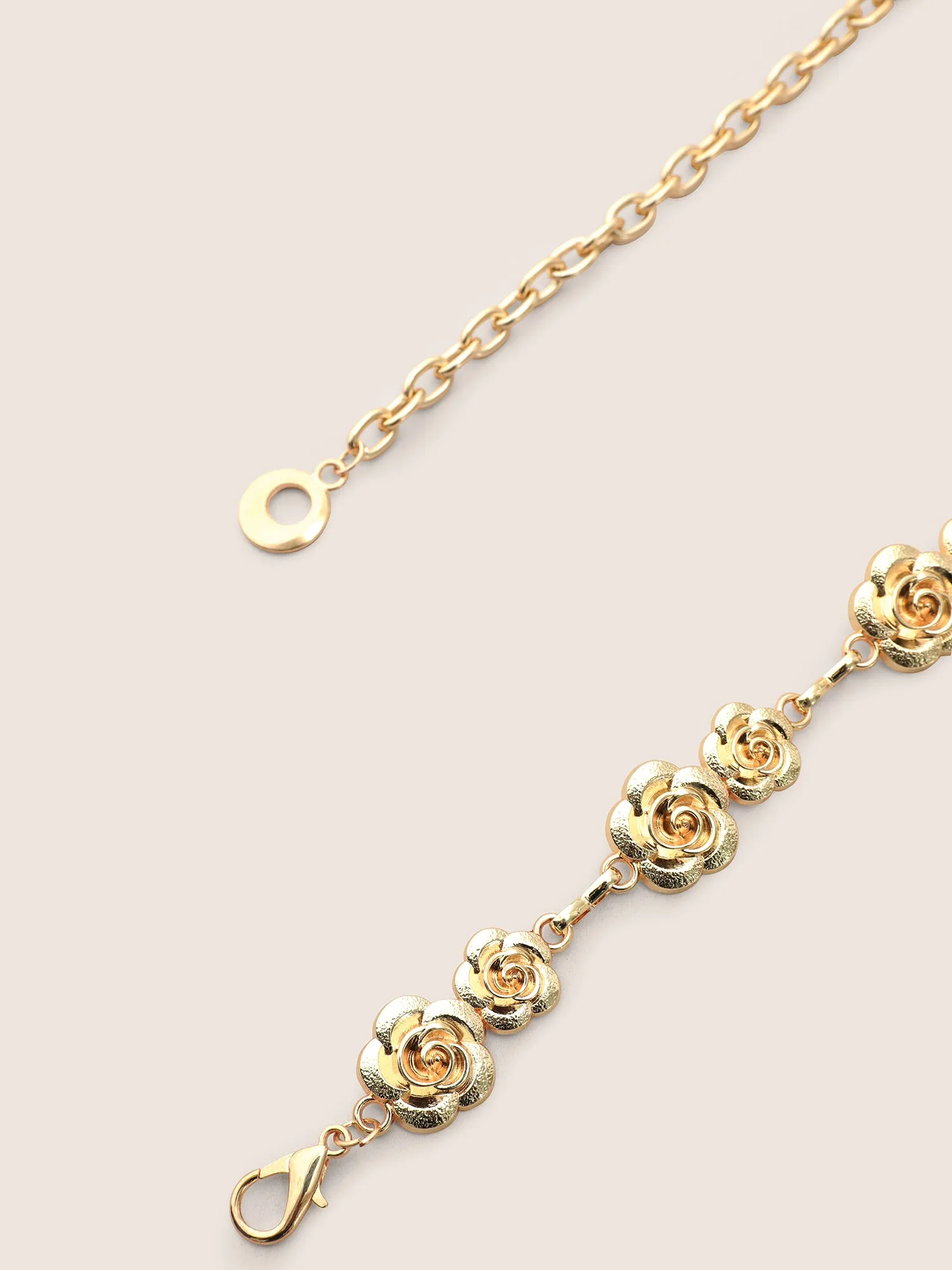 Metal Rose Decor Elegance Chain Belt sold by Bloomchic product image thumbnail 4