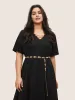 Metal Rose Decor Elegance Chain Belt sold by Bloomchic