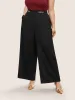Metal Chain Detail Wide Leg Pants sold by Bloomchic