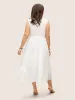 Floral Embroidered Woven Ribbon Patchwork Dress sold by Bloomchic