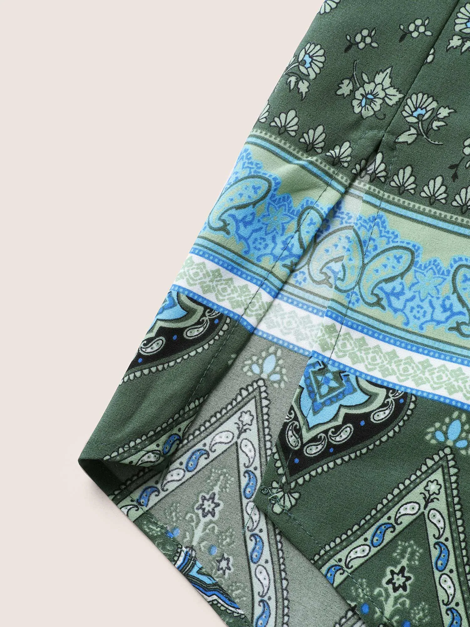 Bandana Print Halter Neck Tie Knot Dress sold by Bloomchic product image thumbnail 5