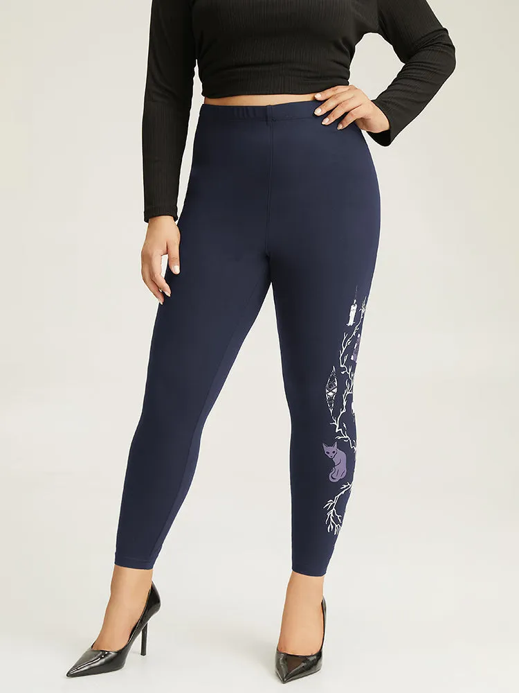 Halloween Print High Rise Leggings sold by Bloomchic product image thumbnail 2