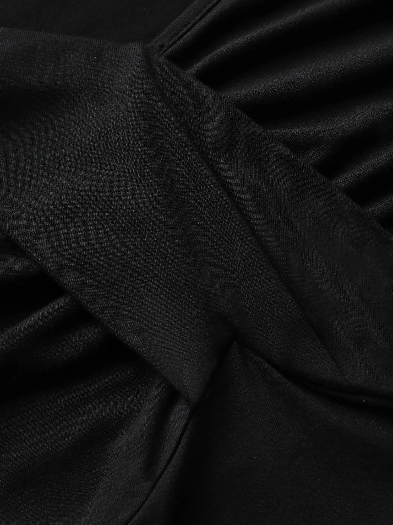 Supersoft Essentials Deep V Neck Ruched T-shirt sold by Bloomchic product image thumbnail 5