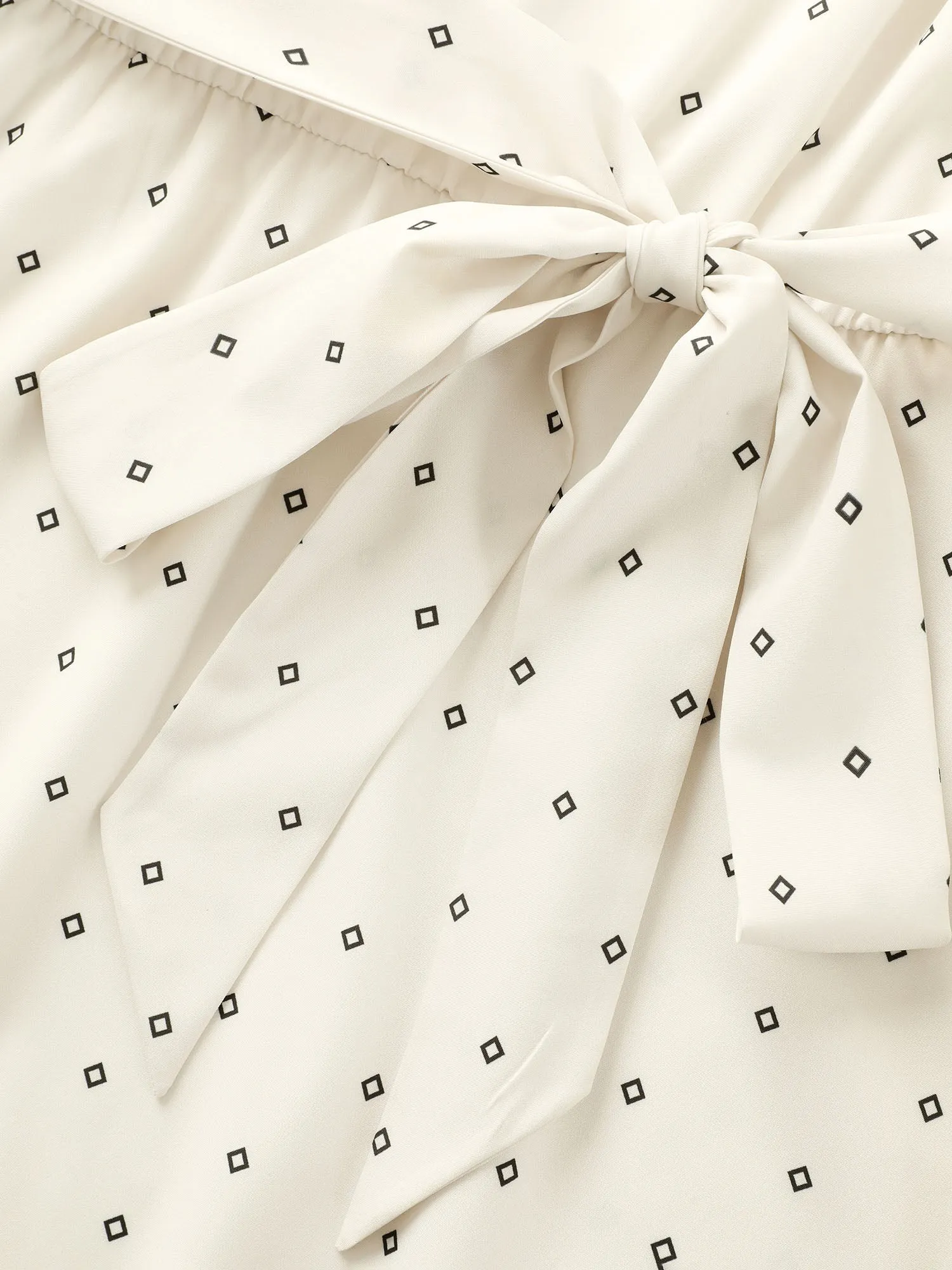 Geometric Keyhole Belted Midi Dress sold by Bloomchic product image thumbnail 5