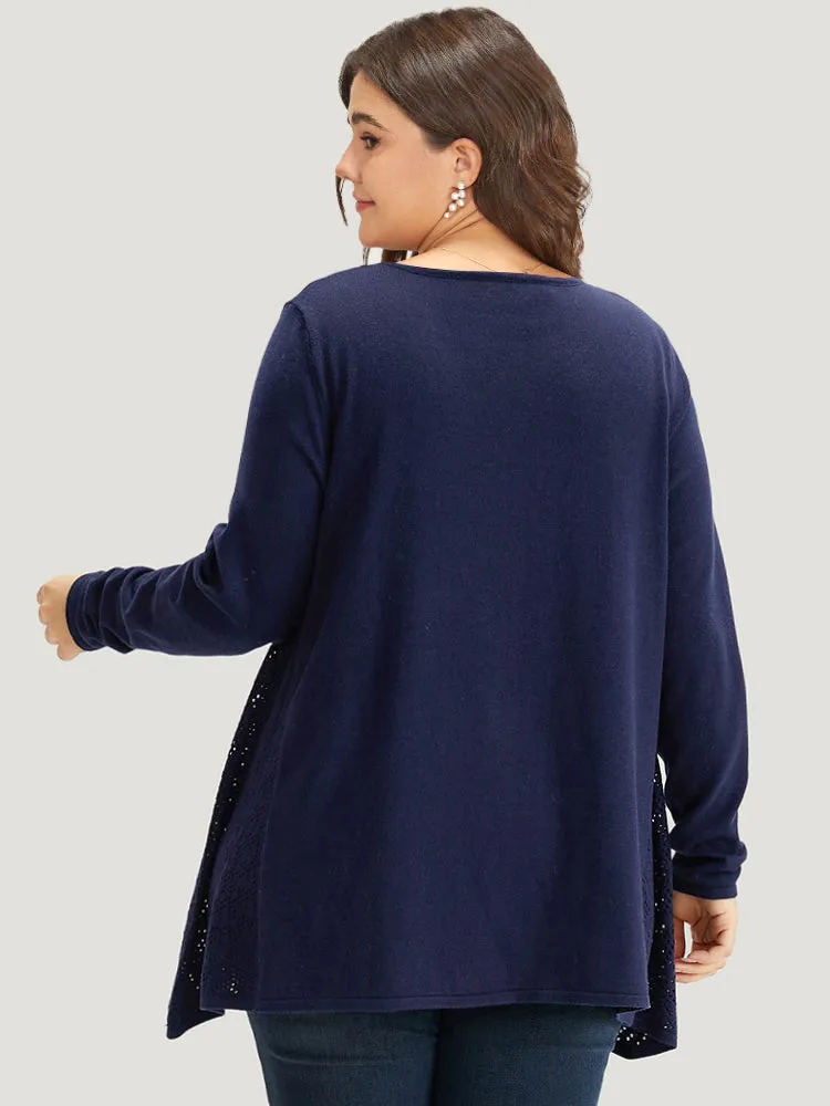 Supersoft Essentials Cut Out Patchwork Pullover sold by Bloomchic product image thumbnail 2