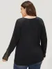 Halloween Plain Crochet Lace Mesh T-shirt sold by Bloomchic