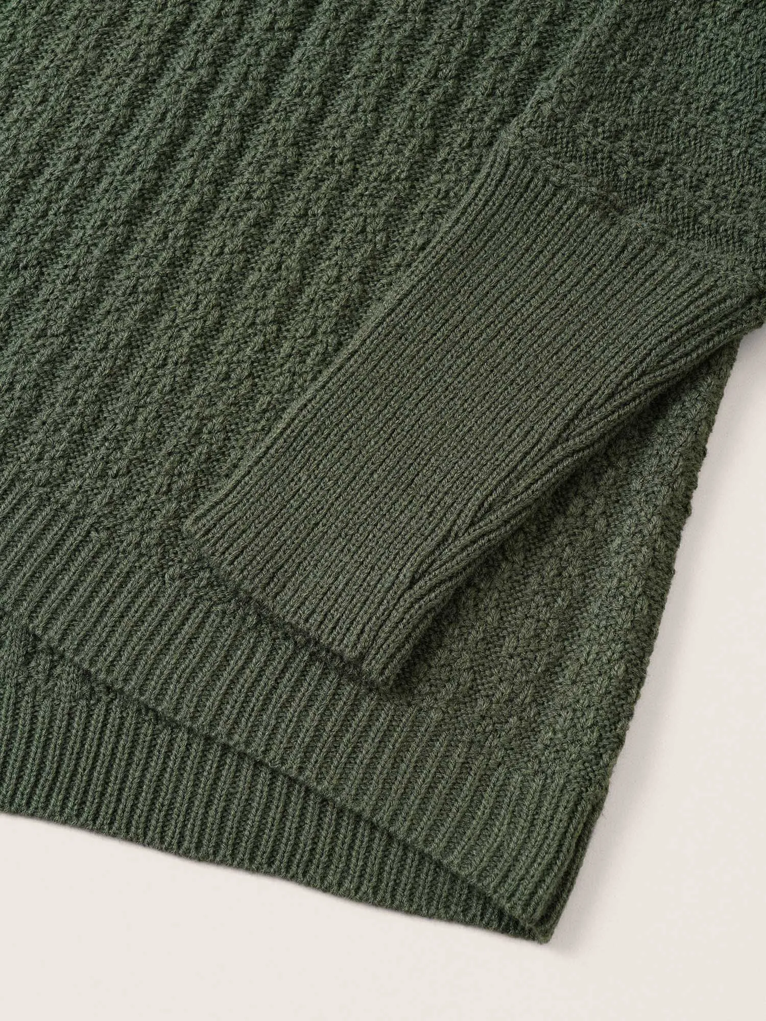 Solid Asymmetrical Neck Batwing Sleeve Cardigan sold by Bloomchic product image thumbnail 5