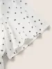 Keyhole Polka Dot Style Accents Ruffle Sleeve Blouse sold by Bloomchic