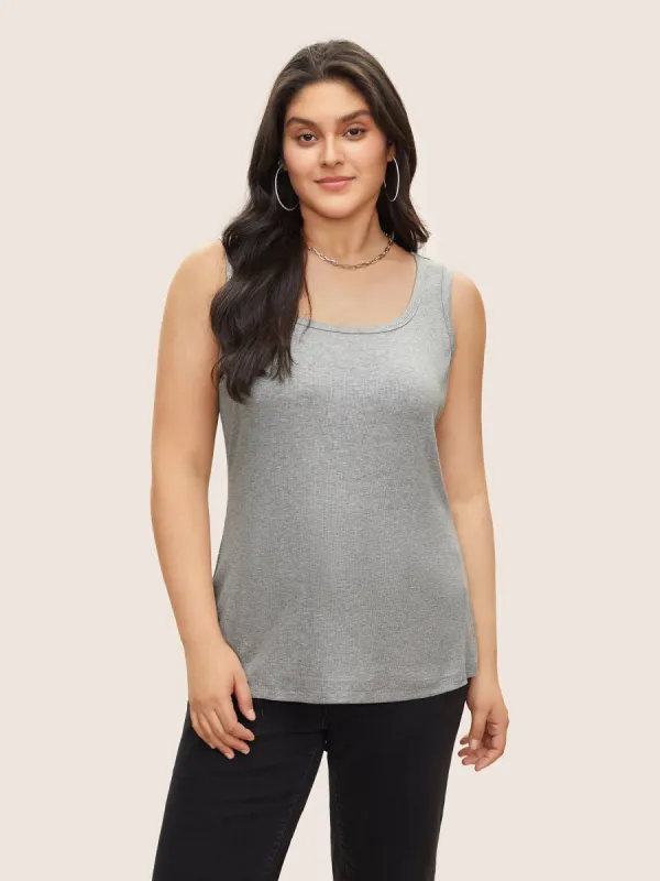 Basic Solid Knit Tank Top sold by Bloomchic