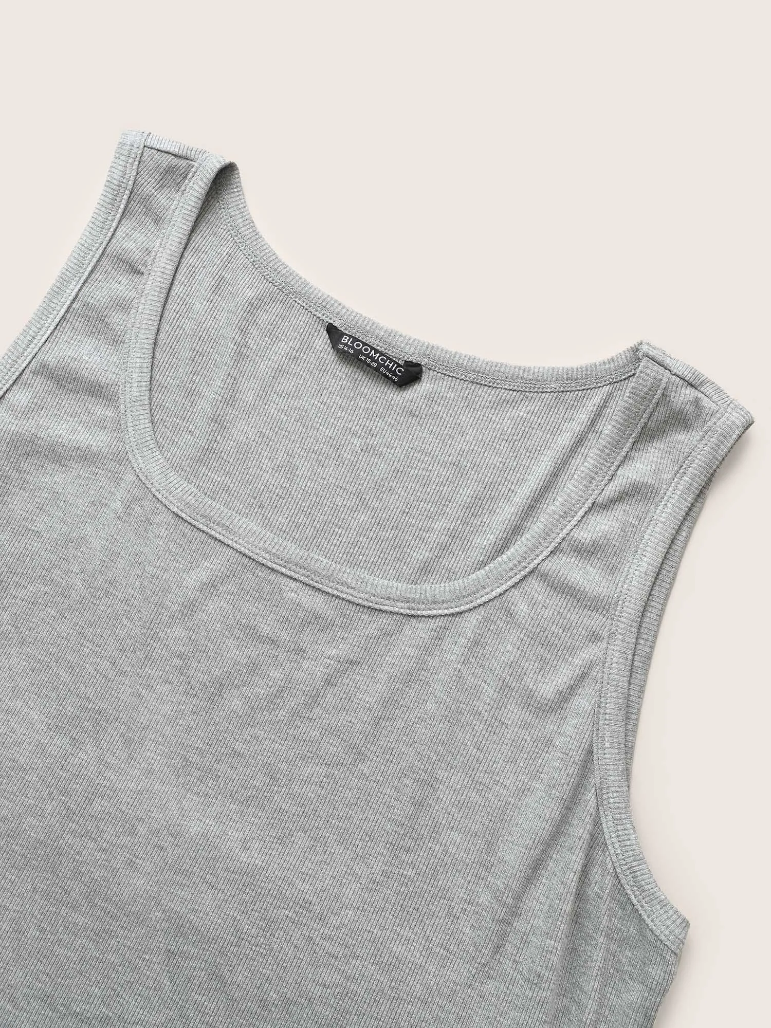 Basic Solid Knit Tank Top sold by Bloomchic product image thumbnail 5