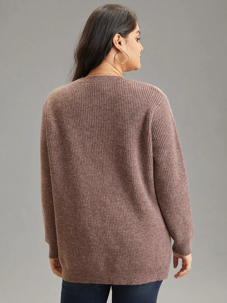 Supersoft Essentials Heather Drawstring Ties Pullover sold by Bloomchic product image thumbnail 2