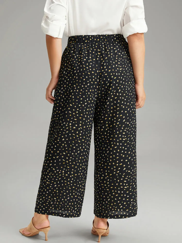 Leopard Print Ties Straight Leg Pants sold by Bloomchic product image thumbnail 2