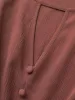 Anti-Wrinkle Keyhole Button Detail Belted Dress sold by Bloomchic