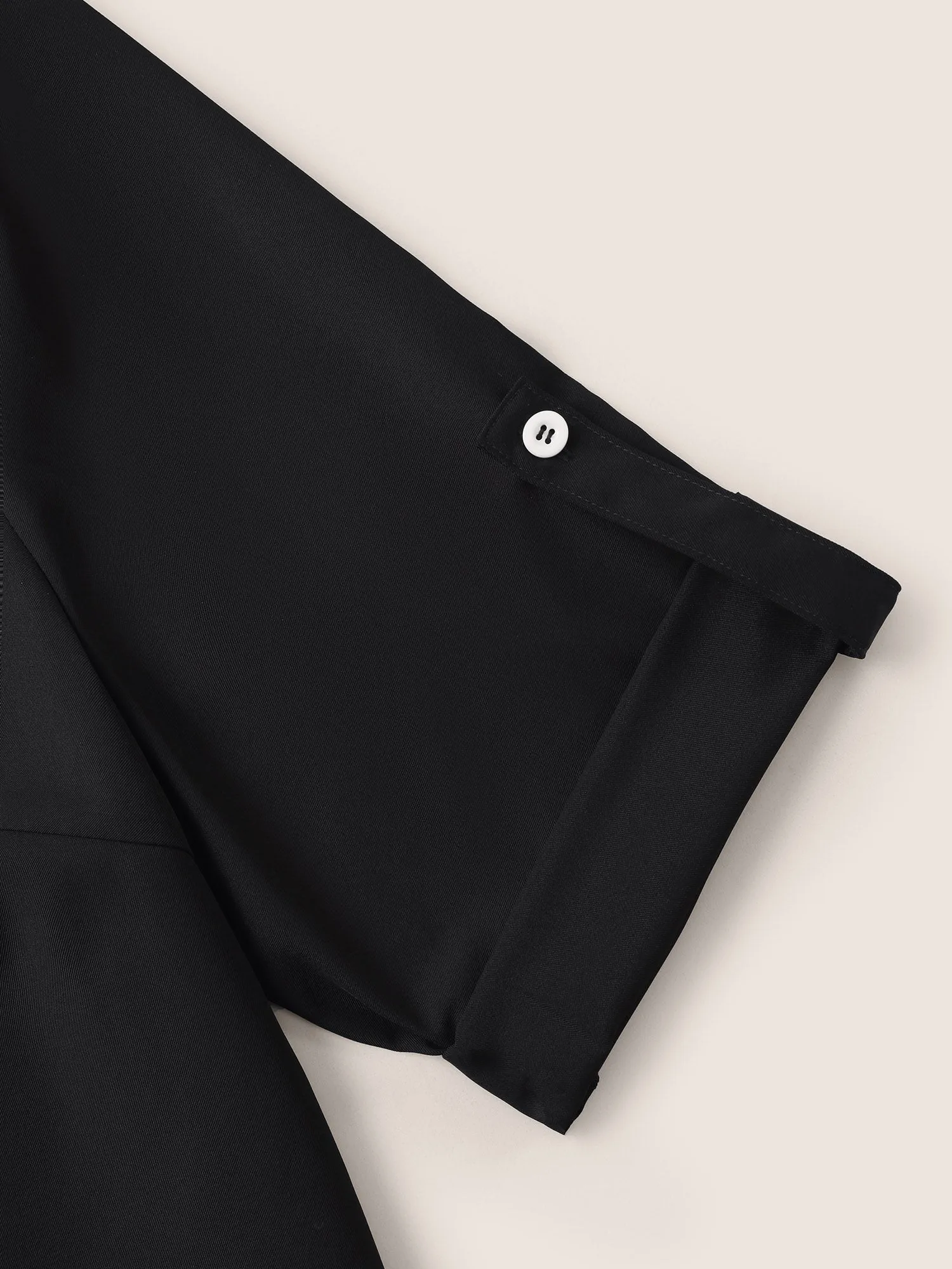 Static-Free Leopard 2-In-1 Roll Tab Sleeve Blouse sold by Bloomchic product image thumbnail 5