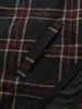 Plaid Buckle Detail Hooded Cape Kimono sold by Bloomchic