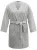 Contrast Guipure Lace Belted Drop Shoulder Sleep Robe sold by Bloomchic