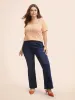 Square Neck Heather Textured T-shirt sold by Bloomchic