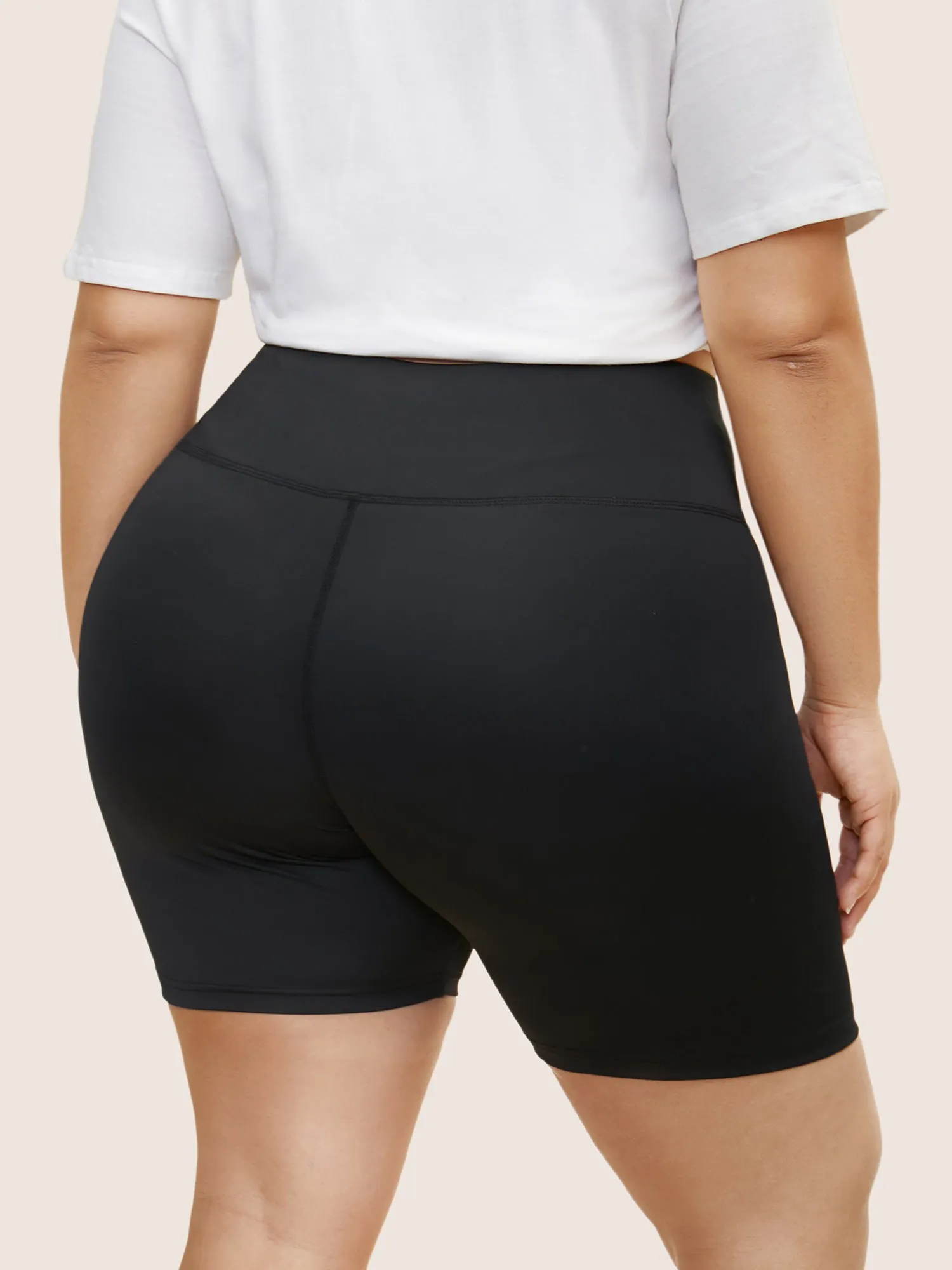 Letter Print Wideband Waist High Rise Pants sold by Bloomchic product image thumbnail 3