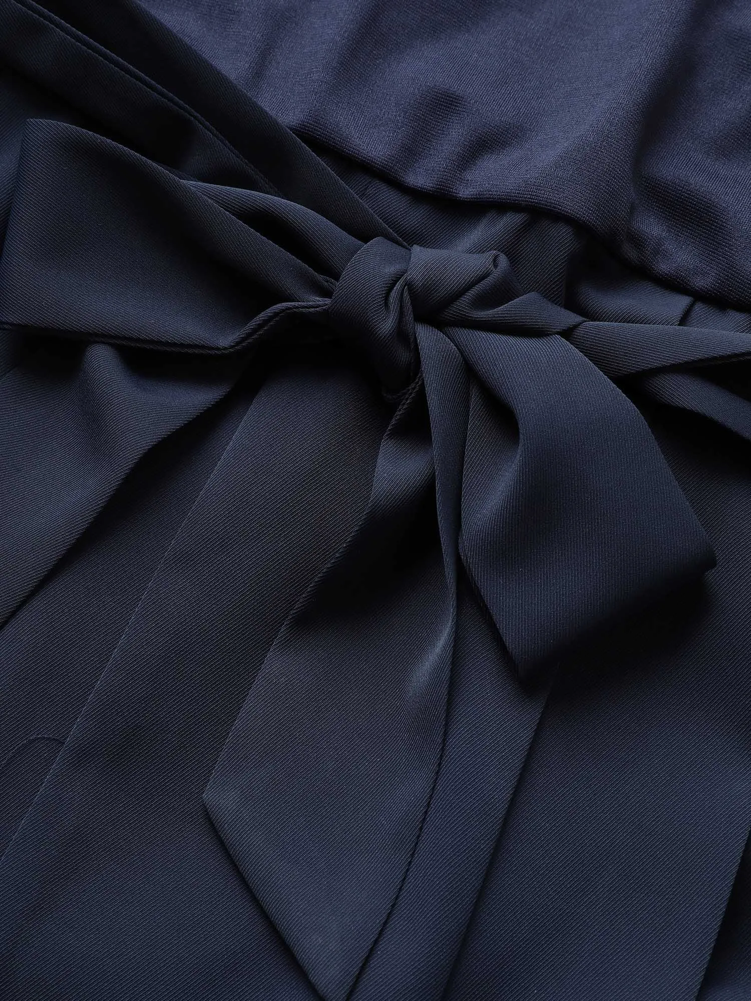 Anti-Wrinkle Patchwork Pleated Detail Tank Jumpsuit sold by Bloomchic product image thumbnail 5