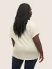 Plisse Dolman Sleeve Button Up T-shirt sold by Bloomchic