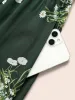 Floral Overlap Collar Split Hem Dress sold by Bloomchic