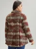 Geometric Boho Print Pleated Pocket Coat sold by Bloomchic