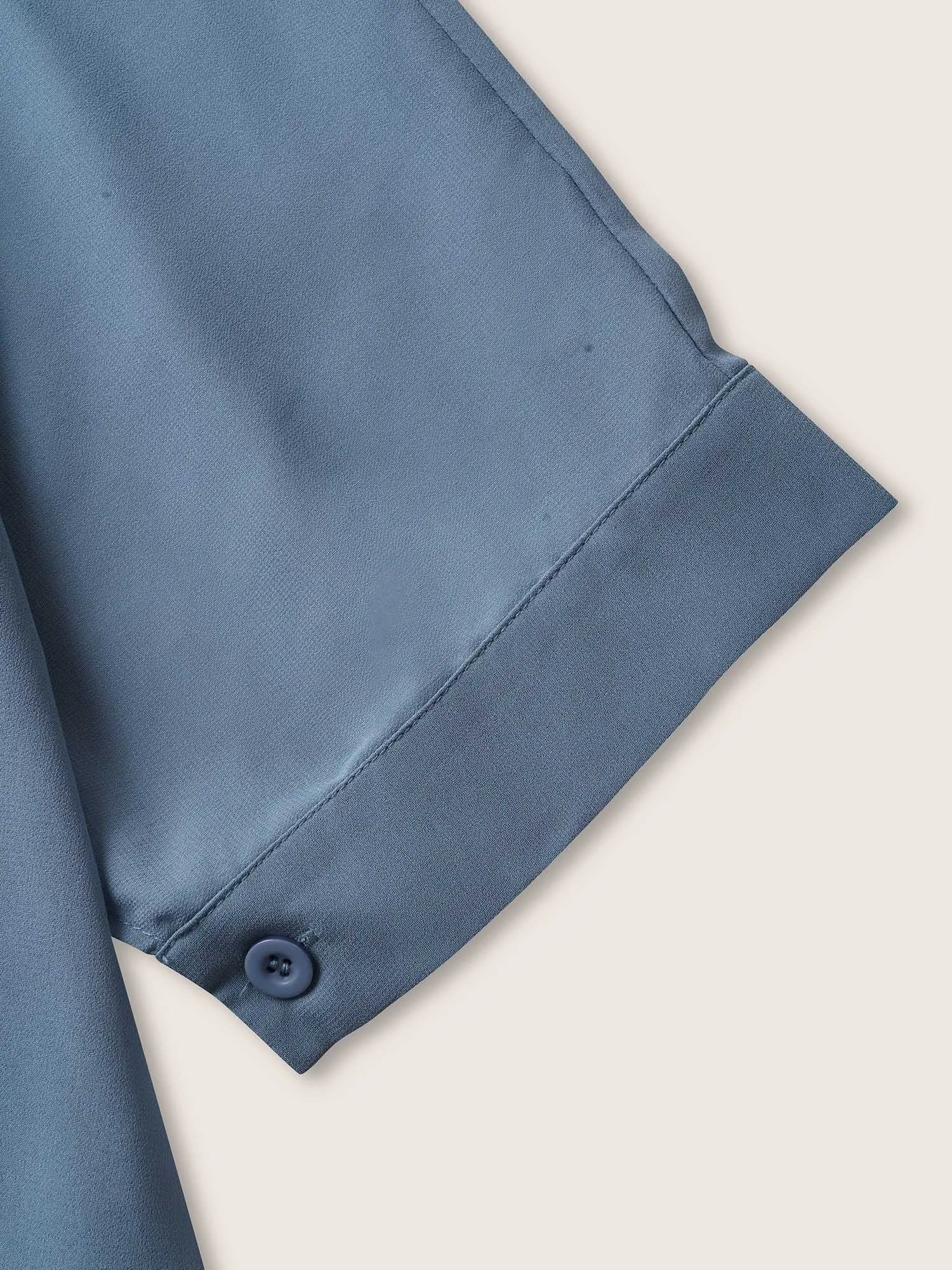 Chiffon Tiered Mesh Split Side Blouse sold by Bloomchic product image thumbnail 5