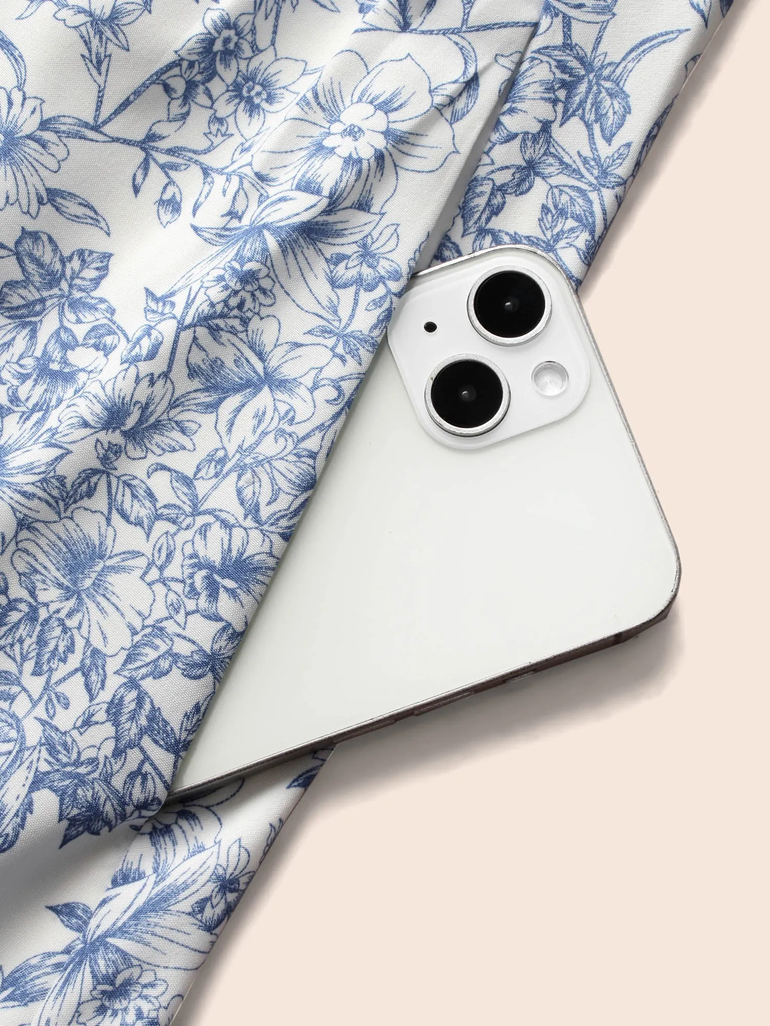 Square Neck Floral Tucked Seam Dress sold by Bloomchic product image thumbnail 5